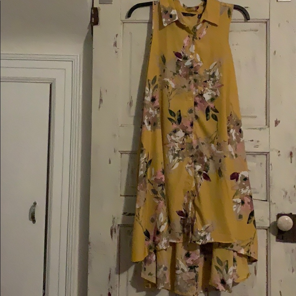 Stunning floral high low dress